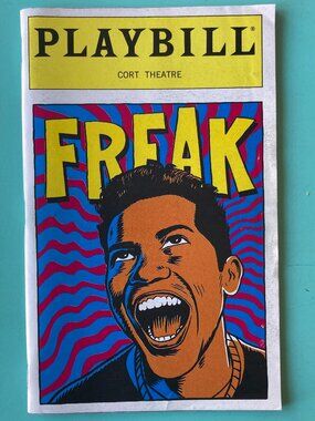 JOHN LEGUIZAMO Color Playbill Freak Broadway June 1998 Light Spots CORT THEATRE